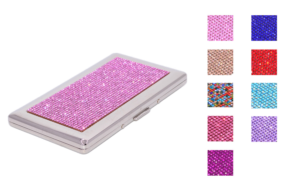 Bling Crystal Rhinestone Cigarette Case for 100s, 120s. KE