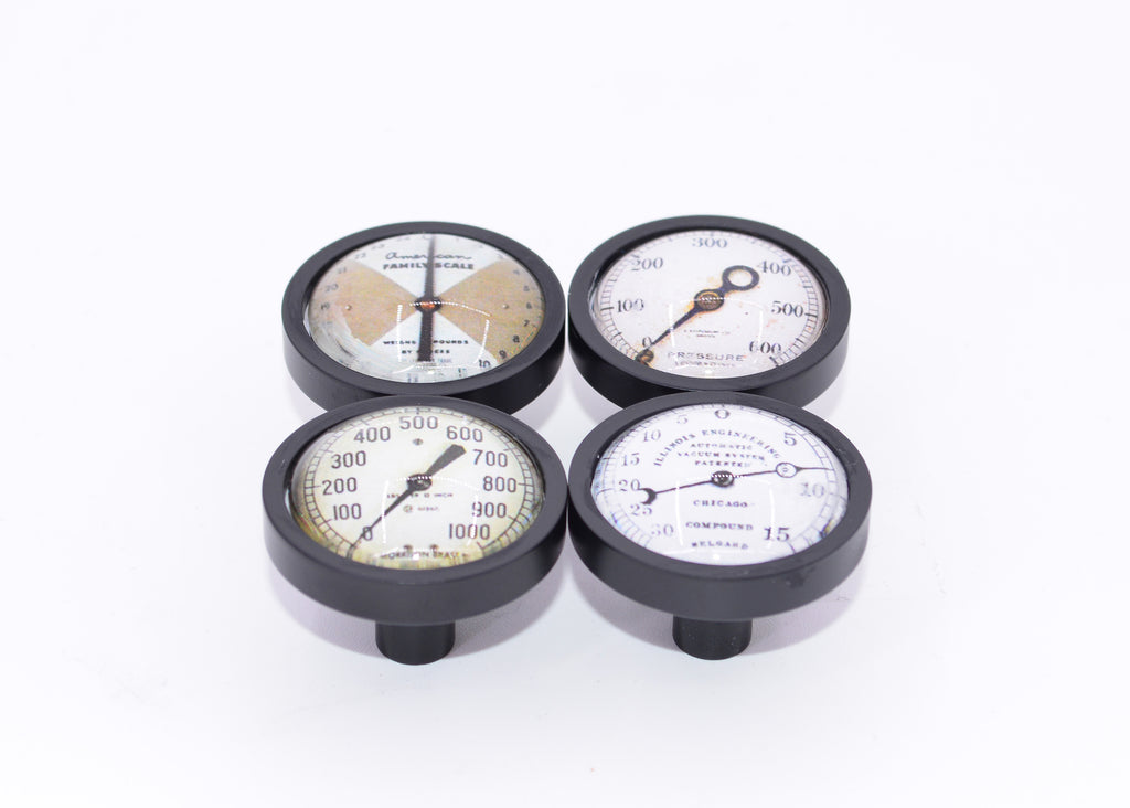 steampunk industrial gauge cabinet knobs and pulls