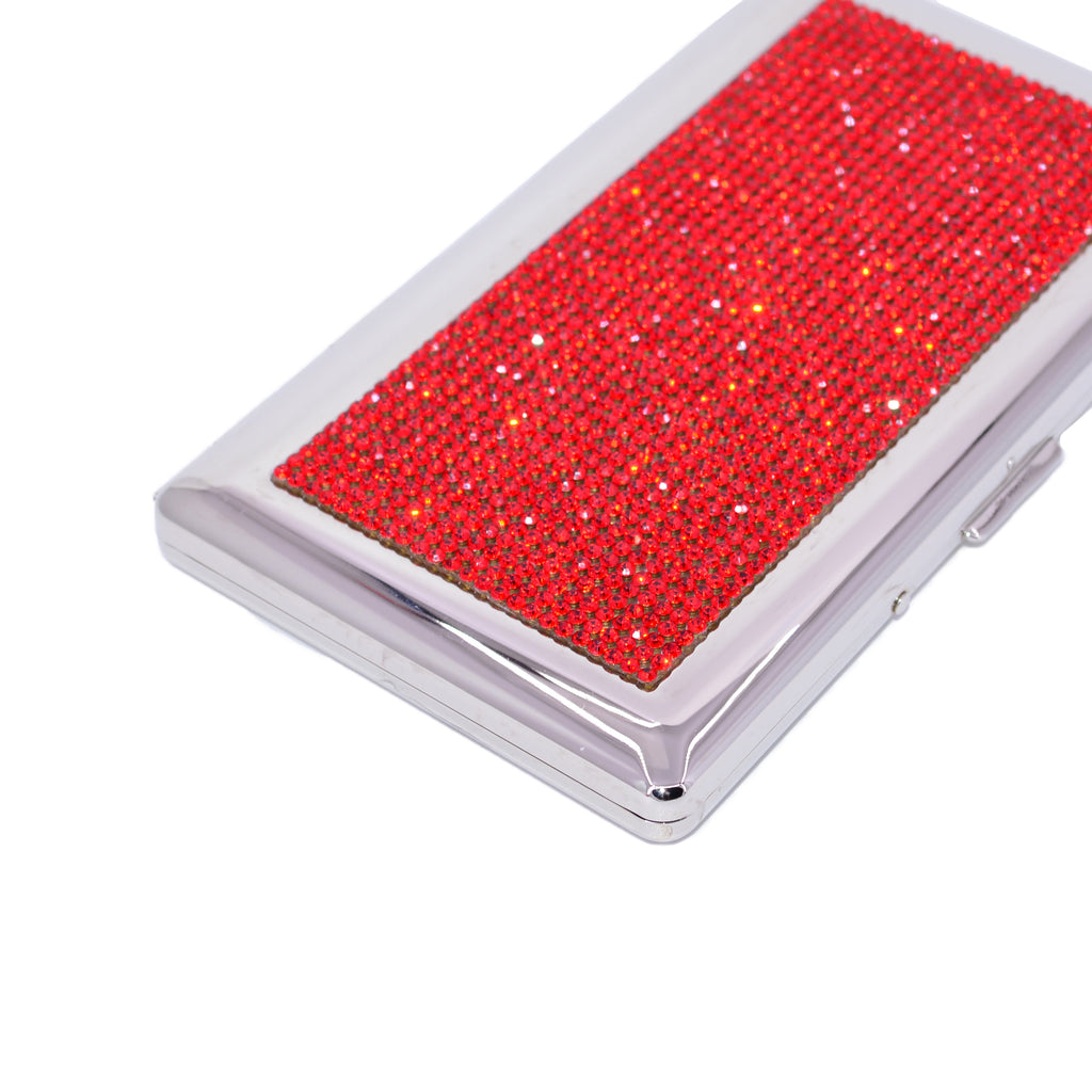 Bling Crystal Rhinestone Cigarette Case for 100s, 120s. KE