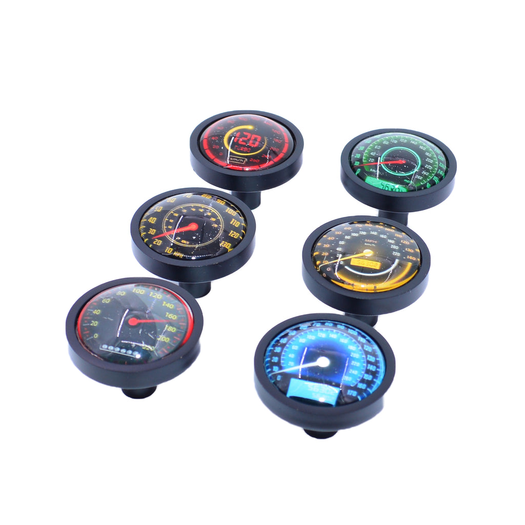 Speedometer Style Cabinet Knob Drawer Pull Cabinet Handle Set (Modern or Vintage)