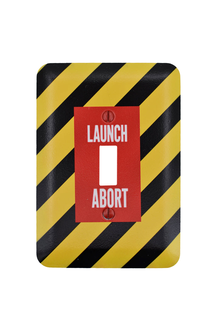 Novelty Wallplates for Fire Alarm, Missile Launch, Nuclear Missile Launch. 5" x 3.5" – Covers Paint Imperfections – Toggle, Rocker, Printed Rocker – Decorative Wallplates