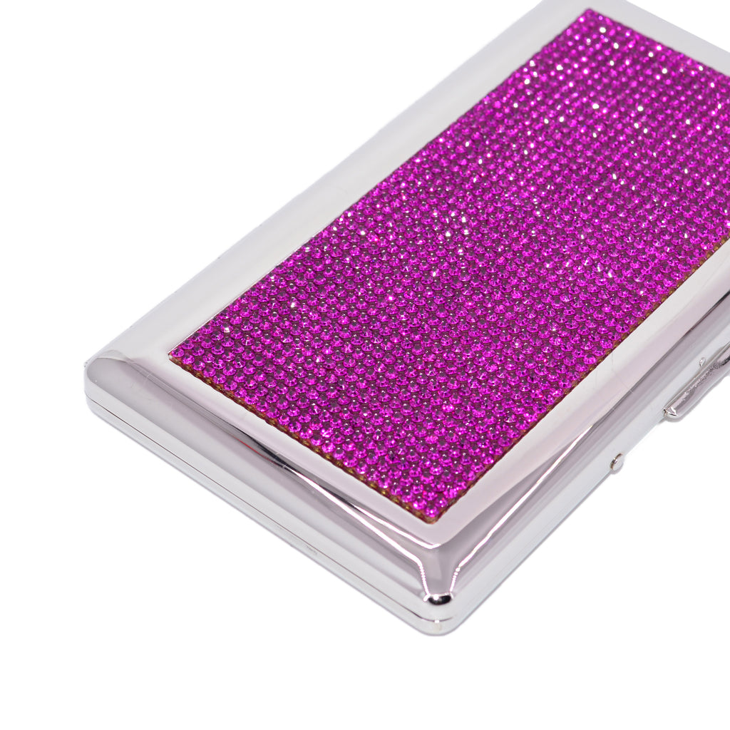 Bling Crystal Rhinestone Cigarette Case for 100s, 120s. KE
