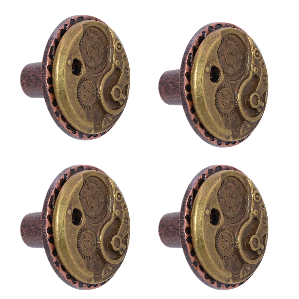 Steampunk Cabinet Knob - Cogs, Gears, Watch Mechanics