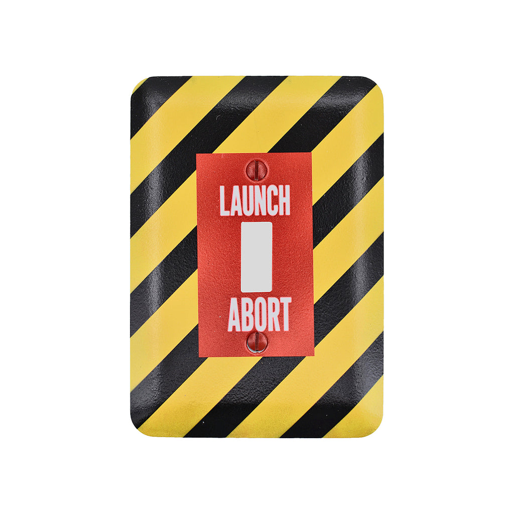 Novelty Funny Missile Launch Wallplate, Light Switch Cover, 5" x 3.5" – Covers Paint Imperfections - Decorative Wallplates