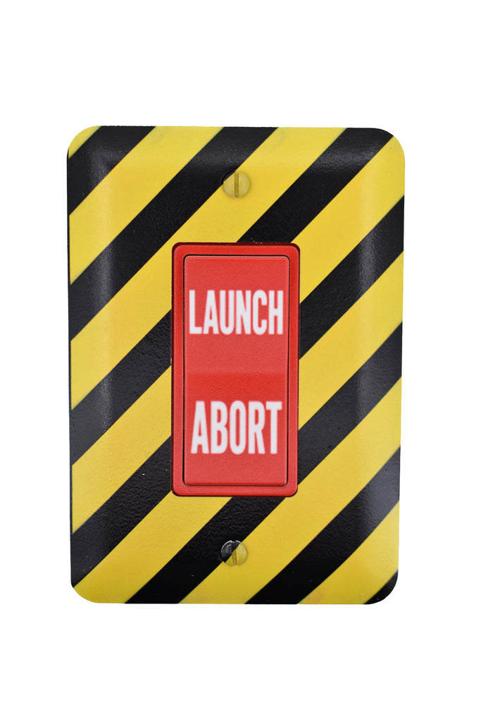 Novelty Wallplates for Fire Alarm, Missile Launch, Nuclear Missile Launch. 5" x 3.5" – Covers Paint Imperfections – Toggle, Rocker, Printed Rocker – Decorative Wallplates