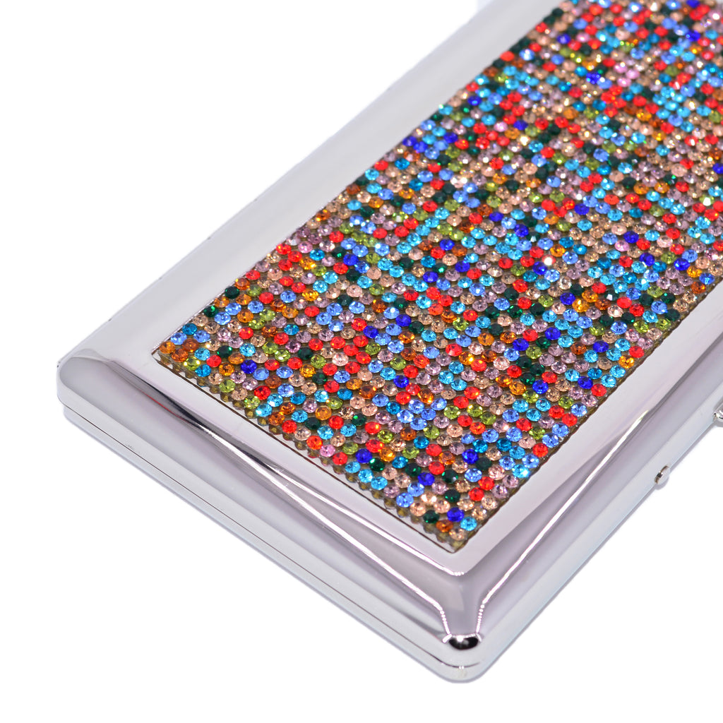 Bling Crystal Rhinestone Cigarette Case for 100s, 120s. KE