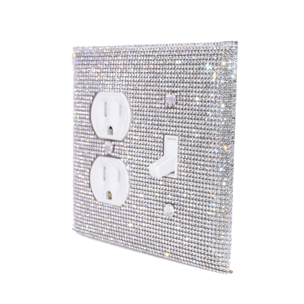 Bling Rhinestone Wall Plate Cover