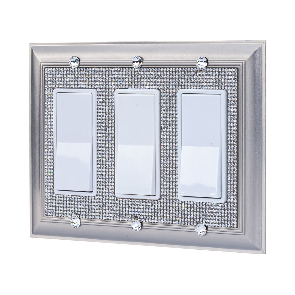 Classy Glam Rhinestone Light Switch and Outlet Covers
