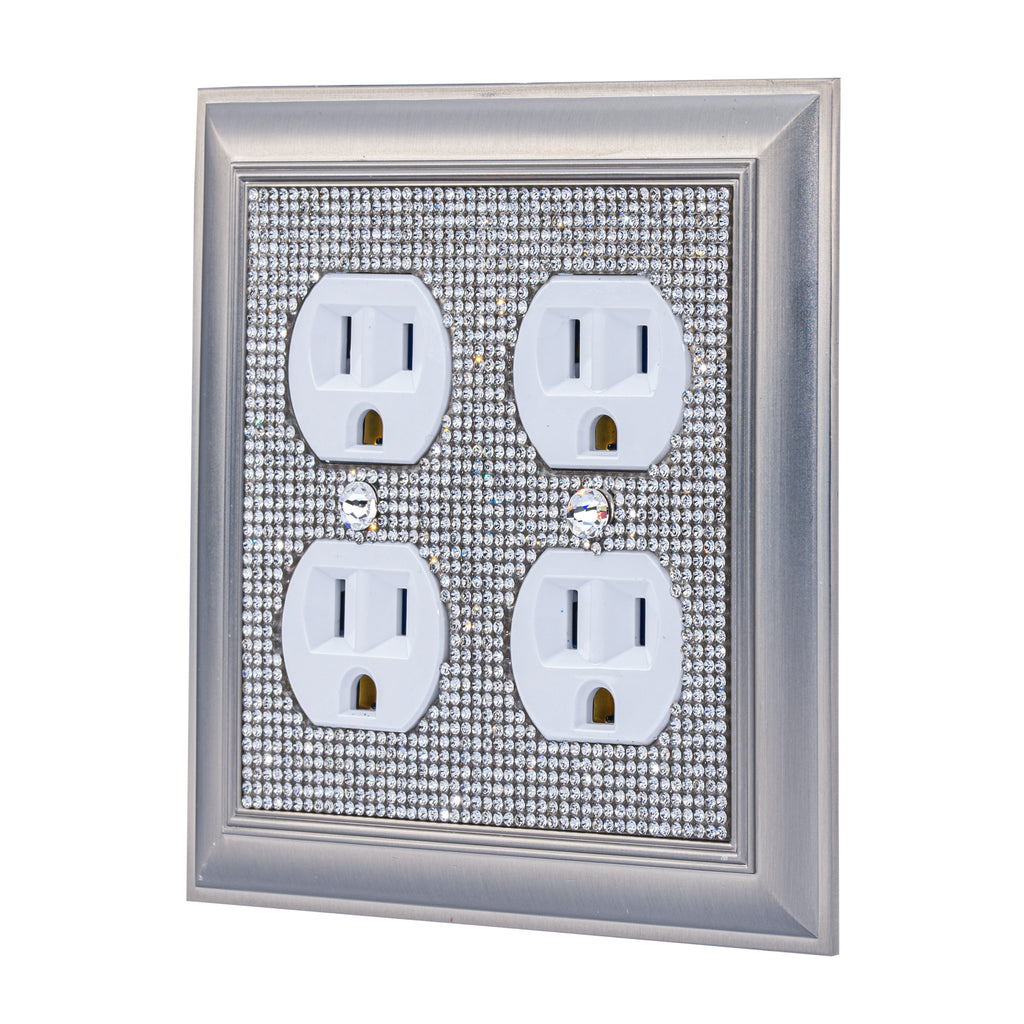 Classy Glam Rhinestone Light Switch and Outlet Covers