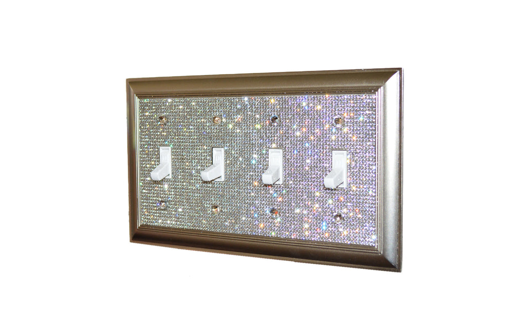 Classy Glam Rhinestone Light Switch and Outlet Covers