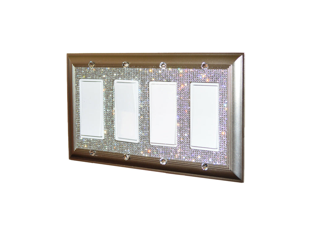 Classy Glam Rhinestone Light Switch and Outlet Covers